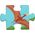 Bright Junior Media Puzzle 150 obserwacyjne Dinozaury