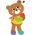Clementoni TOY PLUSH BEAR BC4U 17906