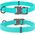 Collar WAU DOG OBROŻA WATERPROOF XL 2,5/38-58cm  PVC ŚWIECĄCA W CIEMNOŚCI