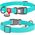 Collar WAU DOG OBROŻA WATERPROOF L 2,5/34-49cm   PVC ŚWIECĄCA W CIEMNOŚCI