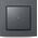 HomeMatic IP Homematic IP Wandtaster - 2-fach, anthrazit