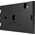 Stojak Compulocks Compulocks iPad Air M2 11" (2024), Apex Secured Enclosure Wall Mount - Gehause - fur Tablett - Glasbefestigung, Raum - verriegelbar - hochwertiges Aluminium - Schwarz - Bildschirmgrosse: 27.94 cm (11") - Montageschnittstelle: 100 x 100 m