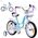 Royalbaby RoyalBaby uroczy Rower 14" Little Swan wstążki koszyk kółka boczne RB14-18