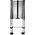 AWTools DRABEST ALUMINUM TELESCOPIC LADDER 13 steps 3.8 m HOME 125 kg
