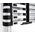 AWTools DRABEST ALUMINUM TELESCOPIC LADDER 13 steps 3.8 m HOME 125 kg