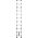 AWTools DRABEST ALUMINUM TELESCOPIC LADDER 11 steps 3.2 m HOME 125 kg