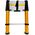AWTools DRABEST ALUMINUM TELESCOPIC LADDER 9 steps 2.6 m MAX 150 kg