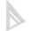 Richmann Aluminum mat. triangle 180 x 3 mm