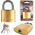 Richmann Gold-colored lock 40 mm