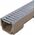 ACO DRAIN CHAN WITH GALV STEEL GRAT 1.0M H90