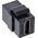 Adapter AV InLine InLine® HDMI Keystone Snap-In module, 4K/60Hz, HDMI AF/AF black