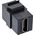 Adapter AV InLine InLine® HDMI Keystone Snap-In module, 4K/60Hz, HDMI AF/AF black