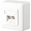 Metz Connect GmbH Anschlussdose E-DAT C6 8/8(8) AP Cat.6, LSA, reinweiss