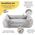 Barry King BEST FRIENDS LOUNGE LUX LEGOWISKO         50x38cm JASNO-SZARE