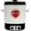 Jata WECK Preserving Cooker Enamel with Clock