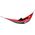 Enero HAMAK TURYSTYCZNY 2 OSOBOWY 270X140CM CZARNO CZERWONY
