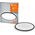 Lampa sufitowa Ledvance ORBIS ULTRA SLIM BL CLICKDIM 400 BK
