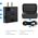 InLine InLine® Airplane Bluetooth Audio Transmitter, BT 5.0, aptX HD/LL, Flight Adapter with Charging Case