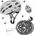 Seven KASK ROWEROWY IN-MOLD STITCH