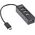 InLine InLine® USB 2.0, 4-Port Hub, USB-C male to 4x USB-A female, black, 15cm, slim design