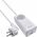 InLine InLine® USB power supply, 65W charger, 2x USB-C + 1x USB-A, with safety socket and 1.5m cable, PD3.0 PPS GaN, white