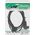 Kabel zasilający InLine InLine® Power cable, Euro plug to Euro8 plug angeled, black, 0.5m