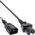 Kabel zasilający InLine 35pcs. pack Bulk-Pack InLine® Power Cable extension C15 straight to C14 socket straight black 2m