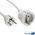 Kabel zasilający InLine InLine® Power Extension Cable Type F white 2m