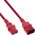 Kabel zasilający InLine 35pcs. Bulk-Pack InLine® Power cable extension, C13 to C14, red, 2m