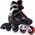 Rolki FILA SKATES Rolki WIZY black/salmon L 35-38
