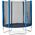 Plum PLUM Junior Trampoline & Enclosure, Blue, 182x182x200 cm, 30108