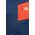 Bluza eclipse hooded-medieval blue-cardinal orange-l