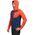 Bluza eclipse hooded-medieval blue-cardinal orange-m