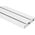 InLine InLine® Aluminum Slatwall Panel for wall mounting, white, 1.2m