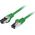 Lanberg Patchcord Lanberg S/FTP kat.8.1 0,5m LSZH CU fluke passed zielony