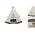 Namiot turystyczny Redcliffs Namiot tipi 250x250x240cm beżowy Redcliffs