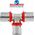 Diamond TRÃJNIK ZAPR. EN 1254-8, 20X20X20.POTRÃJNY PEX-AL-PEX CHROM