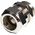 Tece Tece niklowany śrubunek zaciskowy nyplowy typu Quetsch, 15 mm Cu x R 1/2" 740134