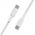 Kabel USB Belkin 1x2 Belkin braided PVC Cable 2m USB-C/USB-C wh.  CAB004bt2MWH2PK