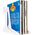 Vinyl record stand white