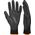 OX-ON handske Black Flex - Finger Coated, str. 9