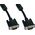 Kabel Cables Direct 1m SVGA kabel VGA VGA (D-Sub) Czarny, Srebrny