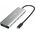 HUB USB j5create j5create JCD401 USB4™ Dual 4K Multi-Port Hub, Silver, Wired, USB 3.2 Gen 2 (3.1 Gen 2) Type-C, 85 W, Silver, 10 Gbit/s, 4K Ultra HD