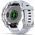 Zegarek sportowy Garmin Garmin Fenix 8 43 mm AMOLED Srebrny z białym paskiem [010-02903-00]
