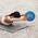 Rebel Mini piłka gimnastyczna do pilates rehabilitacyjna 25cm z pompką ręczną, kolor niebieski , REBEL ACTIVE