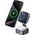 Ładowarka Ugreen Ładowarka indukcyjna Qi 2w1 UGREEN W702 iPhone, AirPods, 15W szara