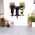 Home Styling Collection Wieszak na butelki wina drewniany metalowy 40x11x35 cm