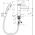 Bateria umywalkowa Hansgrohe Washbasin faucet with bidet shower Hansgrohe Finoris, 76210000, chrome