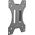 Deltaco Deltaco ARM-0304, Screws, 8 kg, 43.2 cm (17"), 81.3 cm (32"), 100 x 100 mm, Black