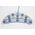 Deltaco Deltaco ARM-0304, Screws, 8 kg, 43.2 cm (17"), 81.3 cm (32"), 100 x 100 mm, Black